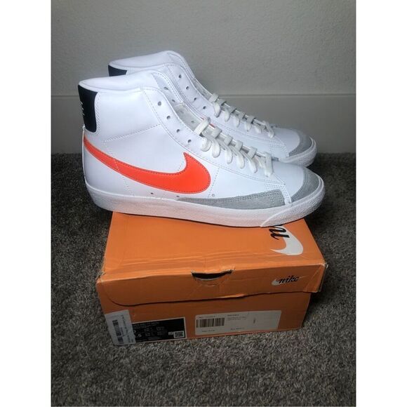 Nike Blazer Mid \'77 Vintage Safety Orange Men\'s Shoes Size 10/ Women’s Size 11.5 main image 6